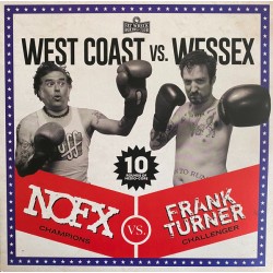 NOFX Vs. Frank Turner ‎– West Coast Vs. Wessex LP (Damaged sleeve)
